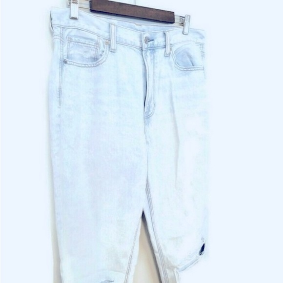 AMERICAN EAGLE - Womens Light Cutoff Straight Jeans, EUC> Sz 12 - Picture 5 of 8